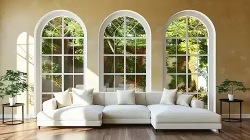 uPVC Arch Window design 2